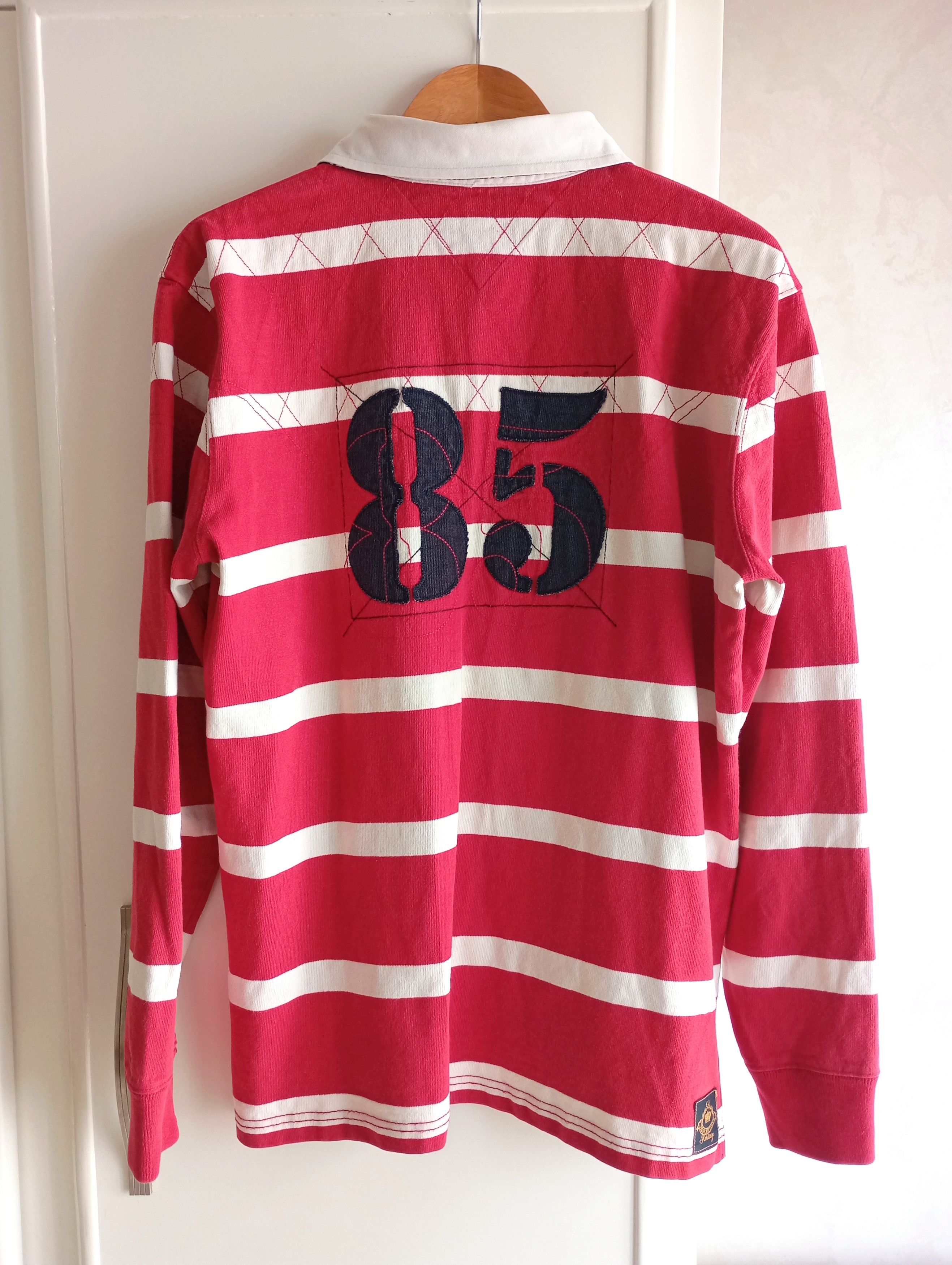 Tommy Hilfiger × Vintage Vintage Tommy Hilfiger New York College Rugby Polo Tshirt L Size US L / EU 52-54 / 3 - 3 Thumbnail