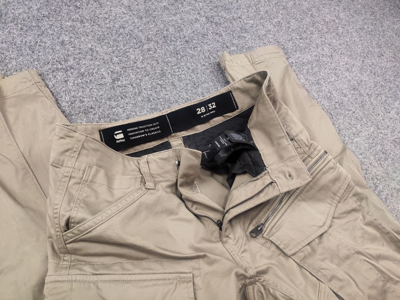 G-Star G Star Raw rovic zip 3d Regular tapered Cargo Pants Vintage Size US 29 - 16 Thumbnail