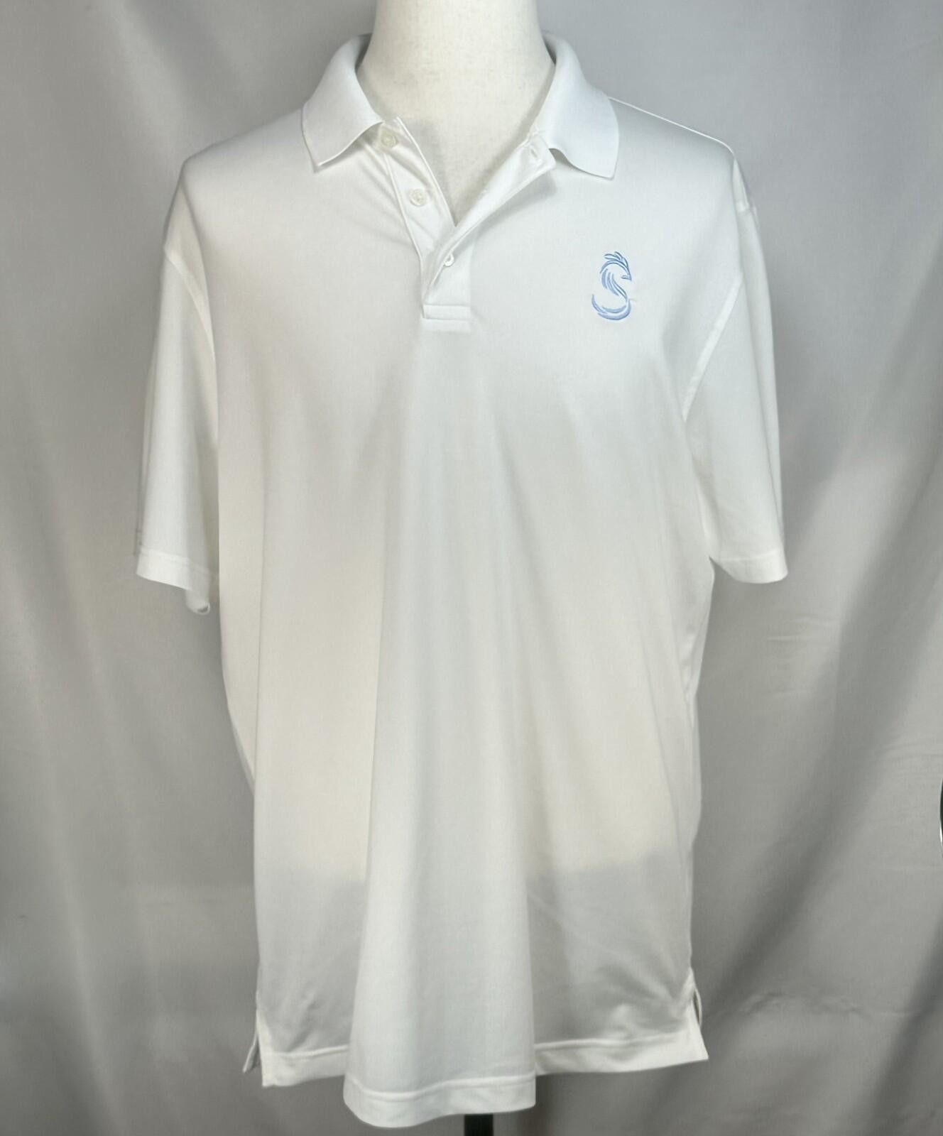 Brooks Brothers Brooks Brothers 1/4 Button Logo Polo Shirt White Mens XL Size US XL / EU 56 / 4 - 1 Thumbnail