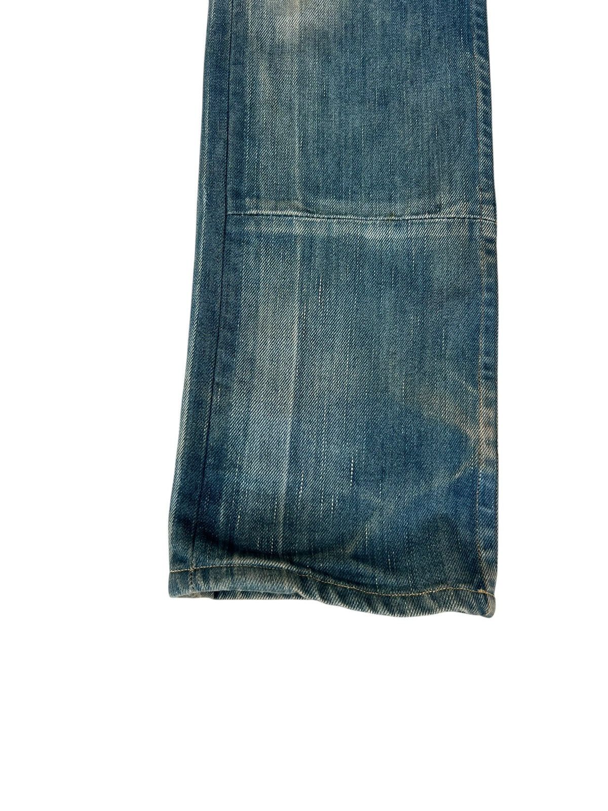 Levi's 2004 Levi’s Red Dirty Mud Stains Denim Patchwork Jeans Thick Size US 29 - 10 Thumbnail