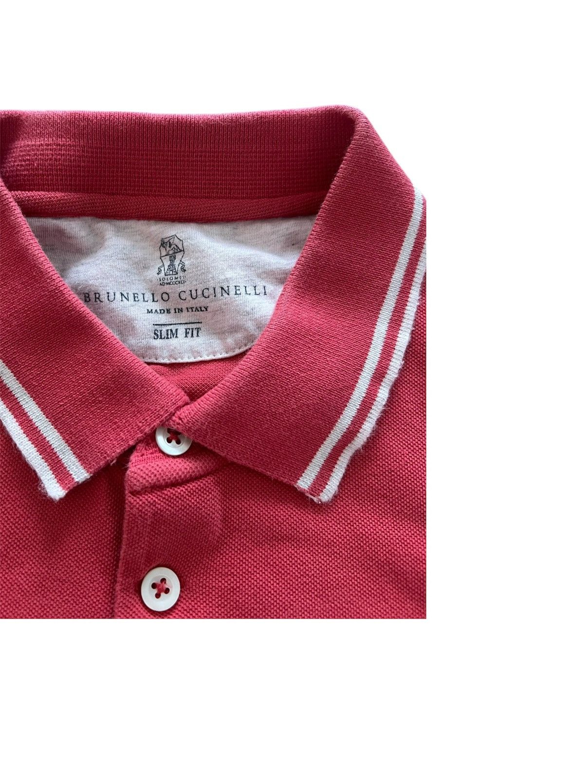 Brunello Cucinelli Brunello Cucinelli slim fit polo Size US M / EU 48-50 / 2 - 11 Thumbnail