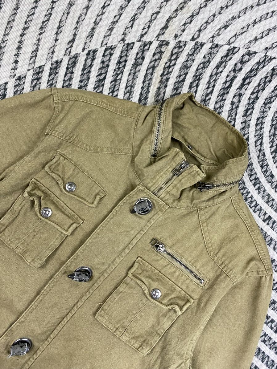Japanese Brand Vtg Neutral Infinity Stand Collar Multipocket Field Jacket Size US M / EU 48-50 / 2 - 8 Thumbnail