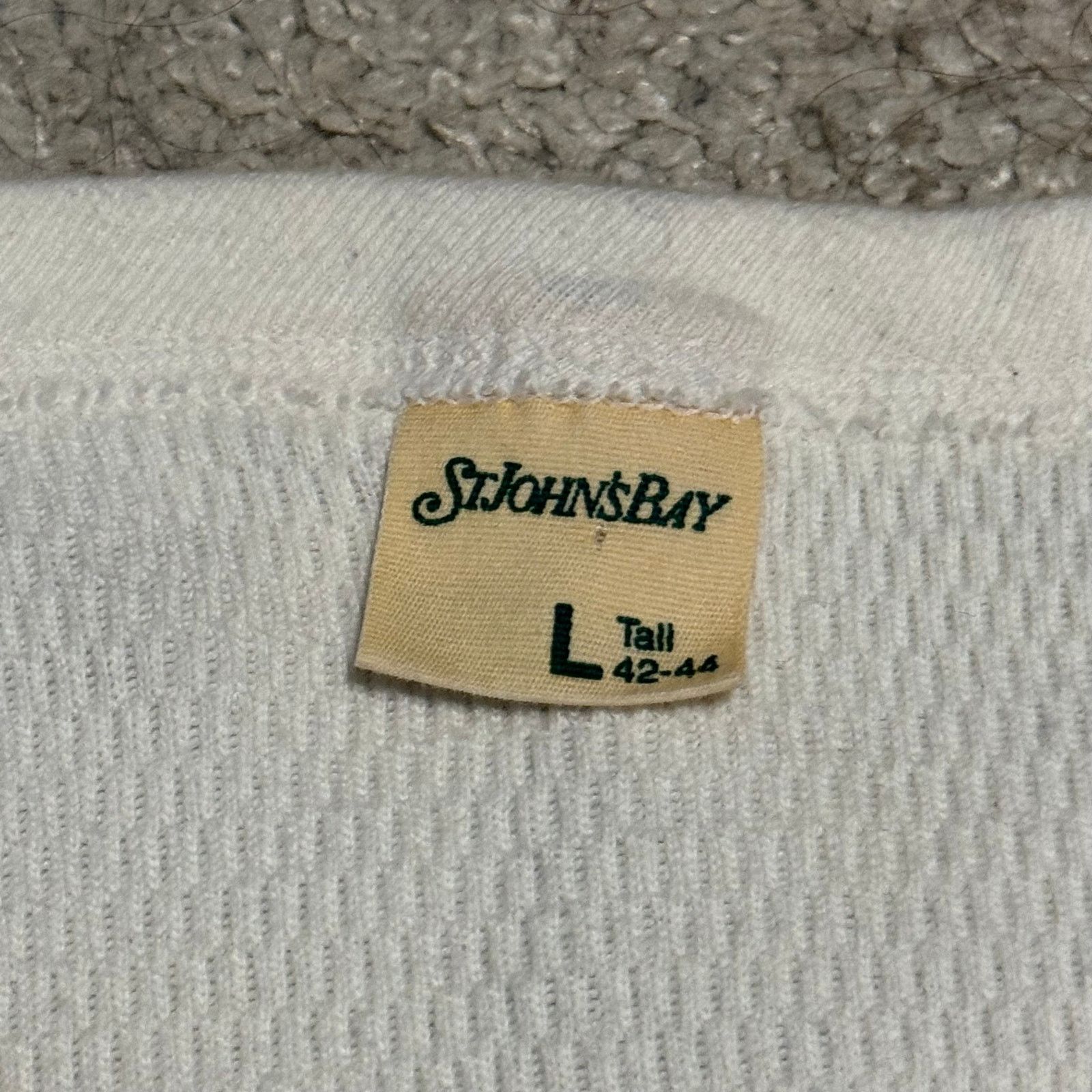 St. Johns Bay Vintage St Johns Bay Heavyweight Thermal Shirt Large Tall Size US L / EU 52-54 / 3 - 3 Thumbnail