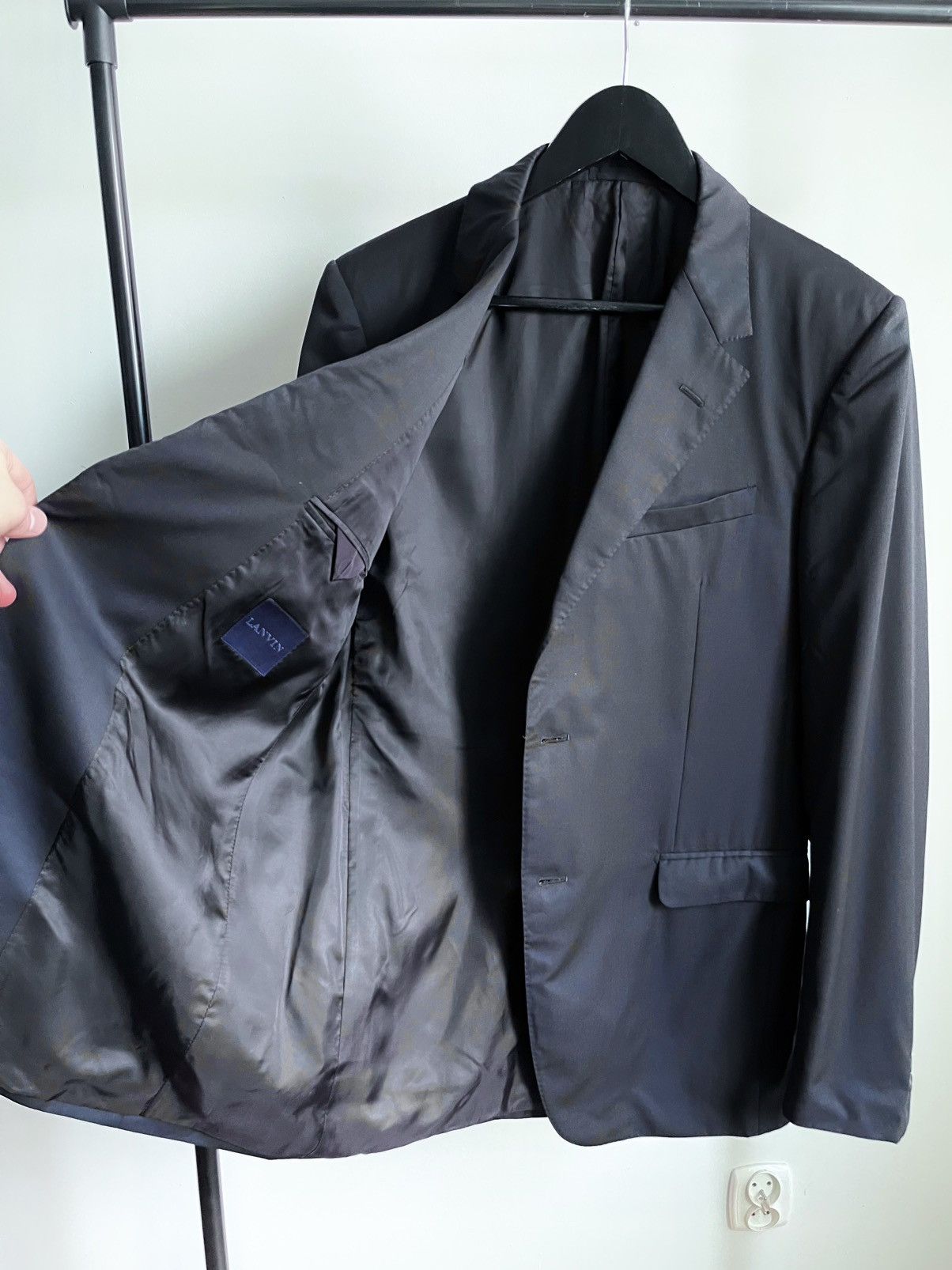 Lanvin Lanvin early 2010s hand tailored wool blazer jacket Size 52R - 2 Thumbnail