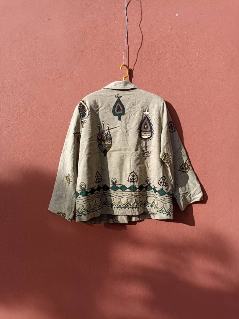 Designer × Japanese Brand × Vintage Vintage KAE Button up Jacket nice Design Size L / US 10 / IT 46 - 2 Thumbnail