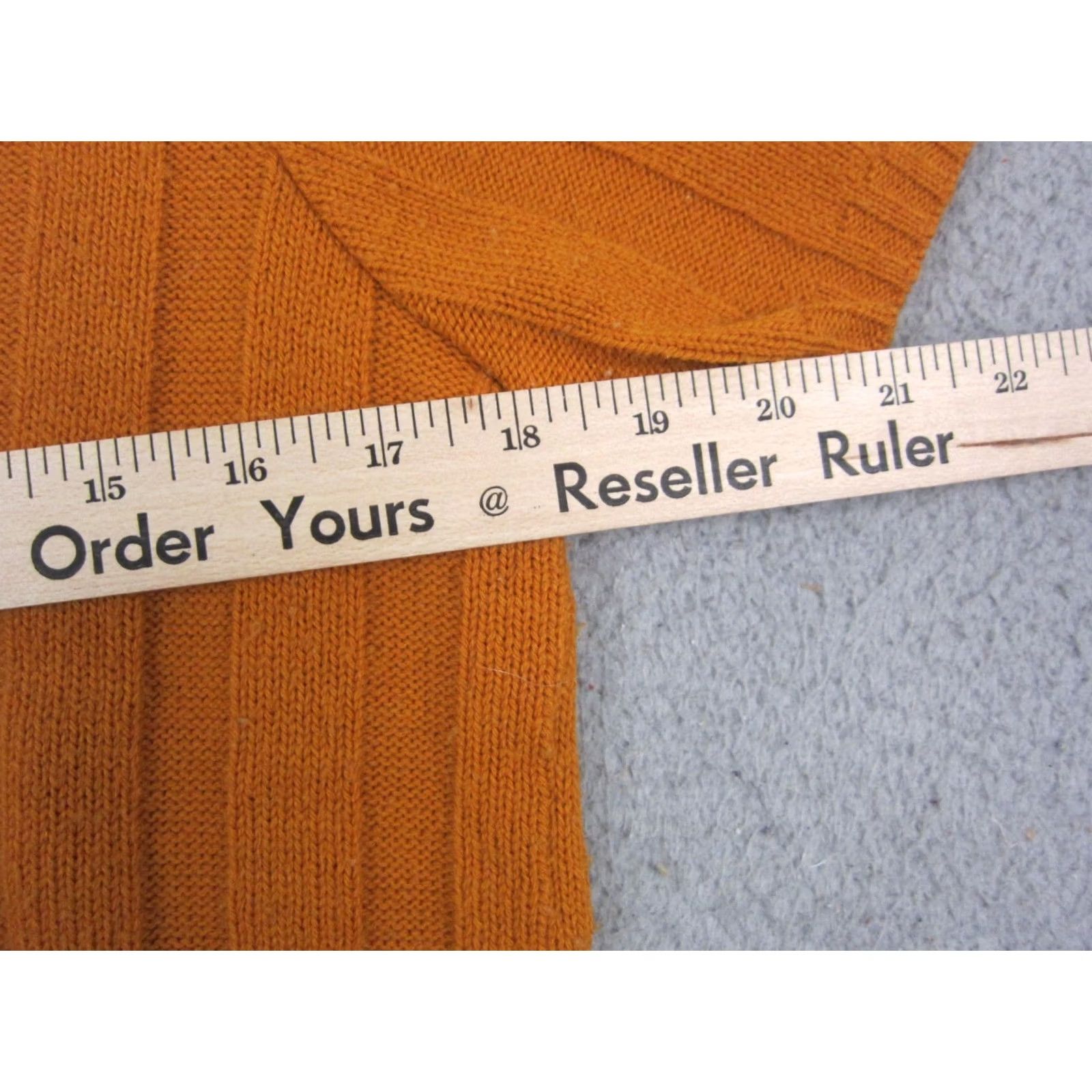 Vintage Vintage Orange Mock Neck Knit Sweater Womens Small S Pullover 90s Winter Fall Knit Ribbed Acrylic Mens? Size S / US 4 / IT 40 - 6 Thumbnail