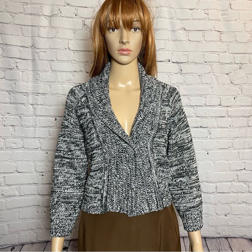 Other New Rafaella Cotton Blend Knit 3/4 Sleeve Grey Cardigan Siz Size M / US 6-8 / IT 42-44 - 1 Thumbnail