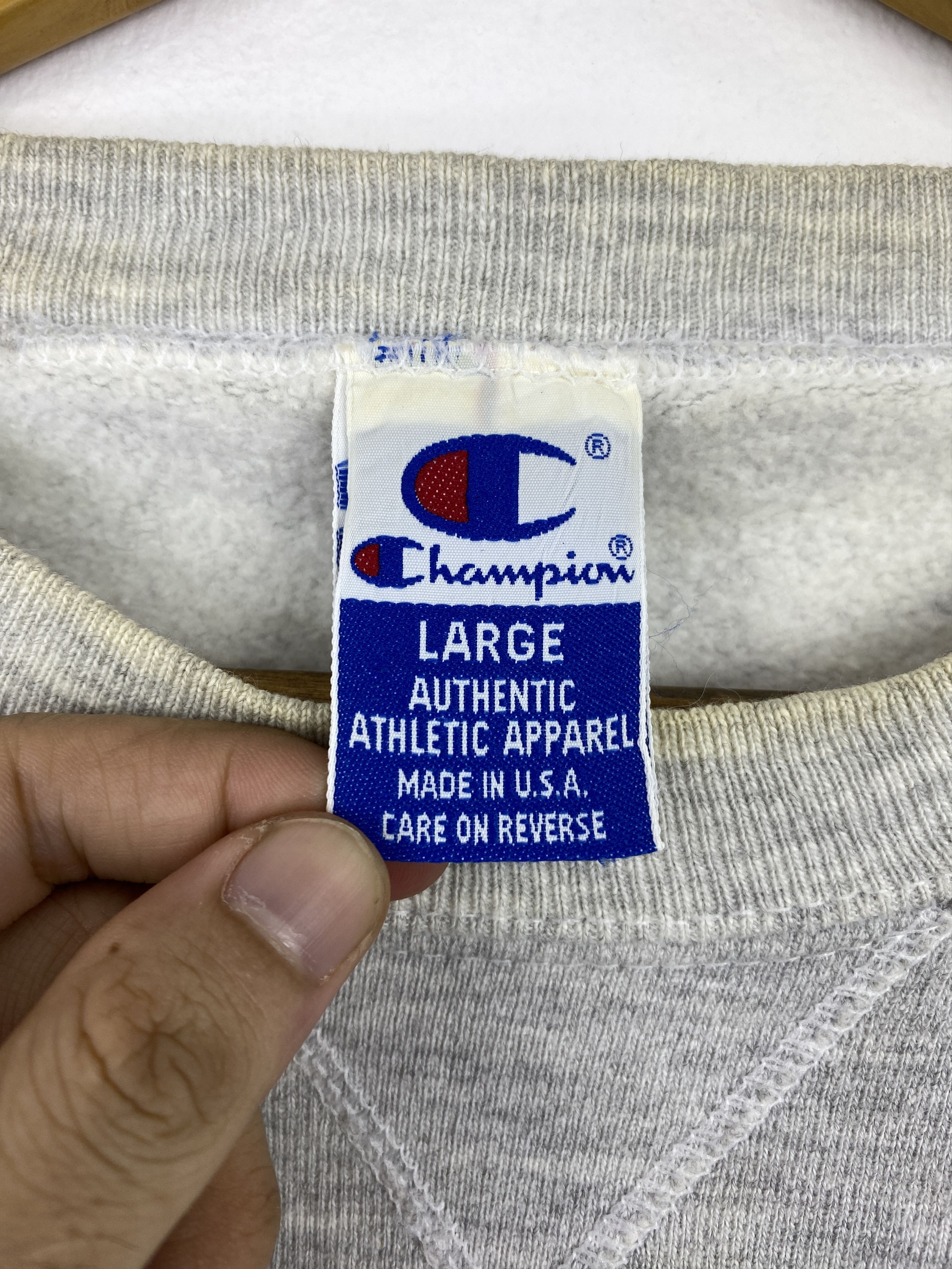 Champion Vintage Champion Plain Crewneck Pullover Sweatshirt SH0484 Size US L / EU 52-54 / 3 - 5 Thumbnail