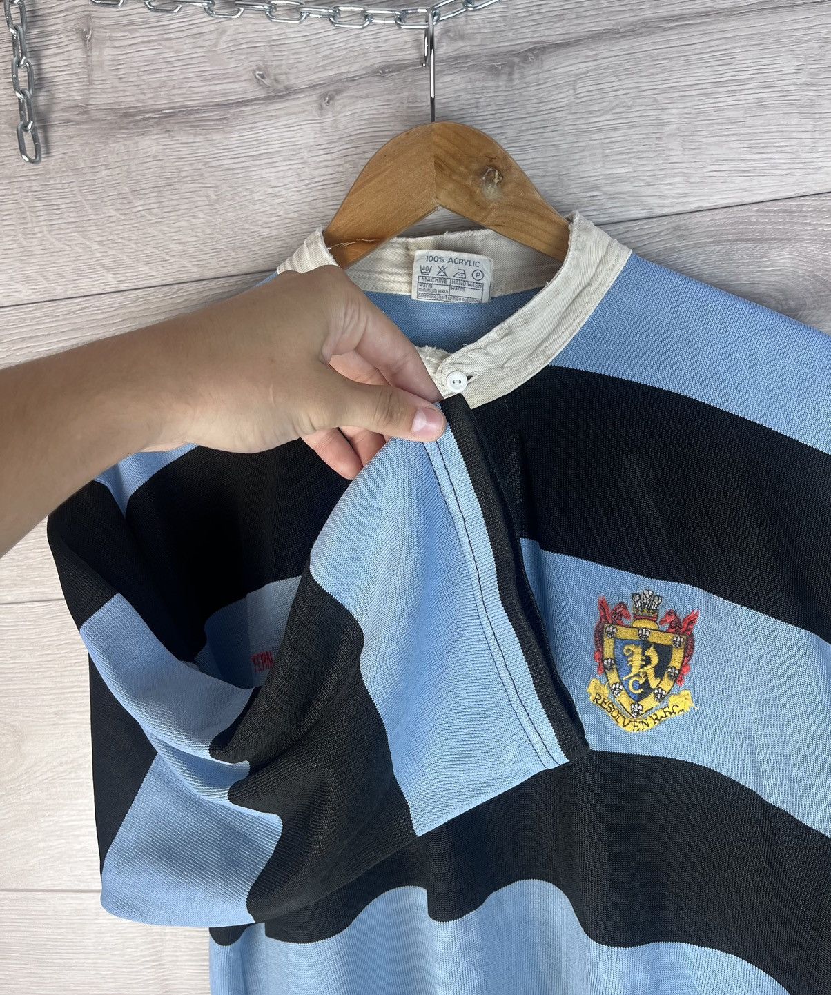 Salem Sportswear Men’s Very rare rugby jersey DERN FUELS Resolven R.F.C Size US XL / EU 56 / 4 - 7 Thumbnail