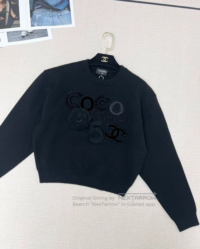 Other Chanel Coco camelia sweater Size XS / US 0-2 / IT 36-38 - 2 Thumbnail