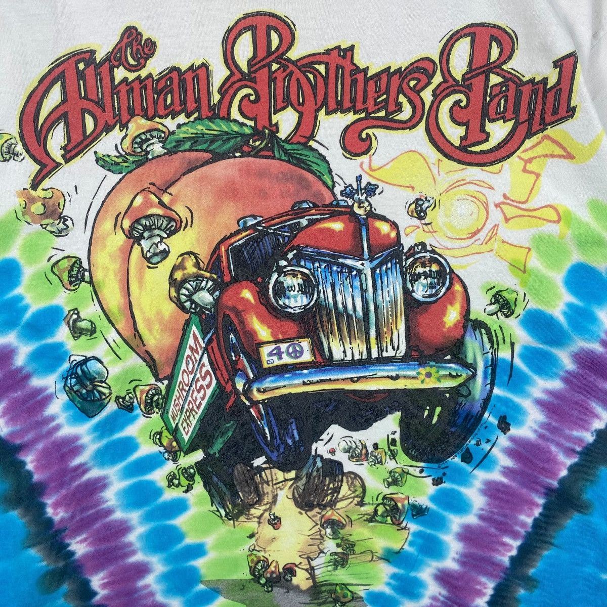 Liquid Blue Vintage 90s The ALLMAN BROTHERS BAND Liquid Blue Tye Dyed Size US L / EU 52-54 / 3 - 2 Thumbnail