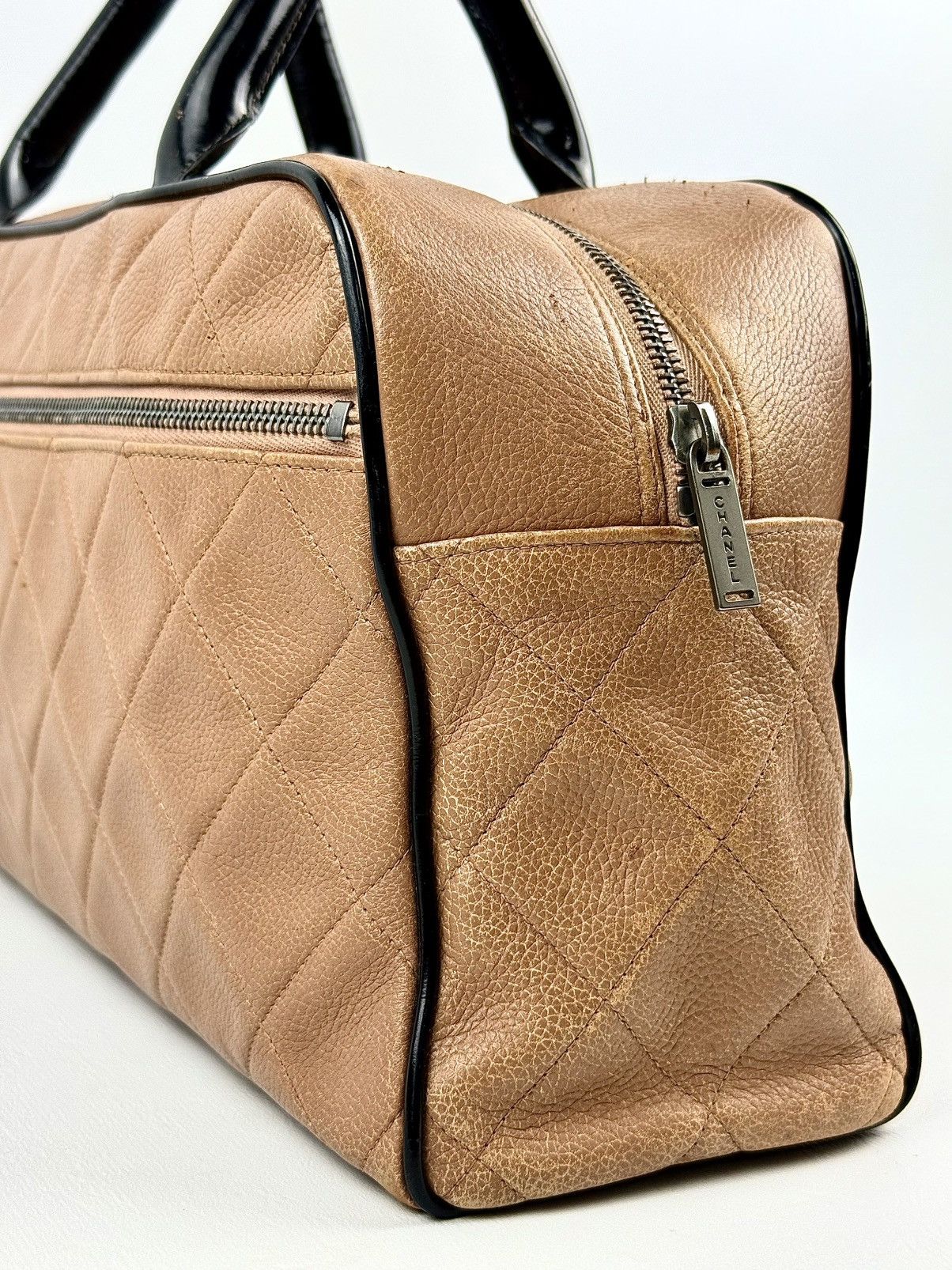 Chanel Chanel - 2002 - Caviar - Matelassé - Bowling Bag Size ONE SIZE - 12 Thumbnail