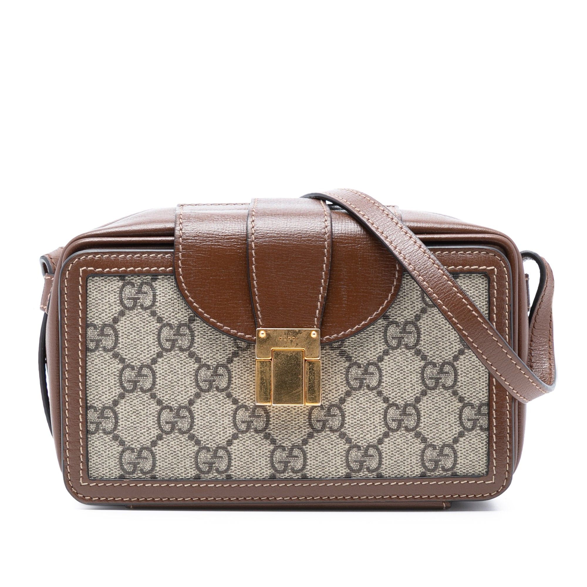 Gucci Mini GG Supreme Clasp Crossbody Size ONE SIZE - 1 Thumbnail