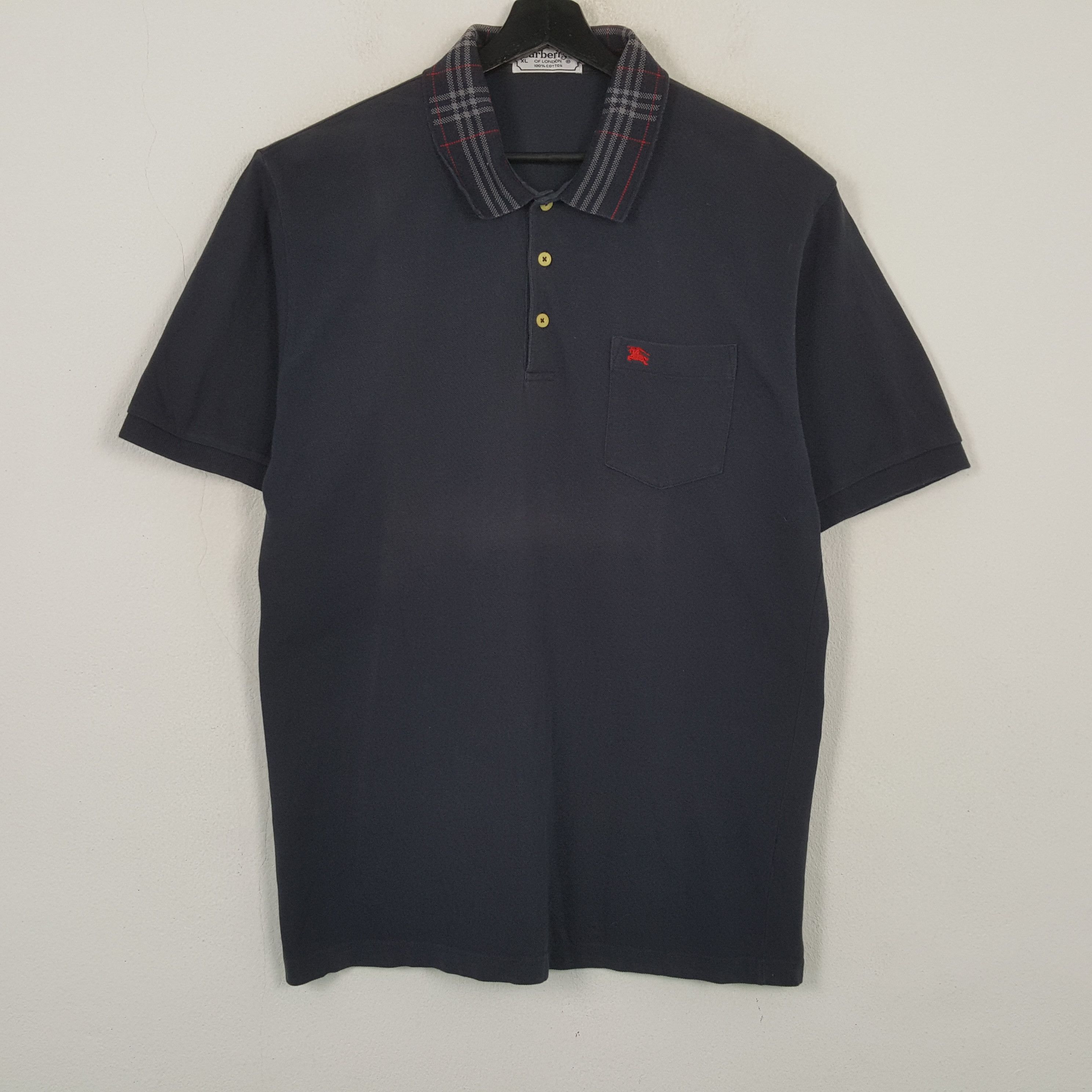 Burberry Burberrys Of London Fashion Brand Polos RR13 Size US L / EU 52-54 / 3 - 1 Thumbnail