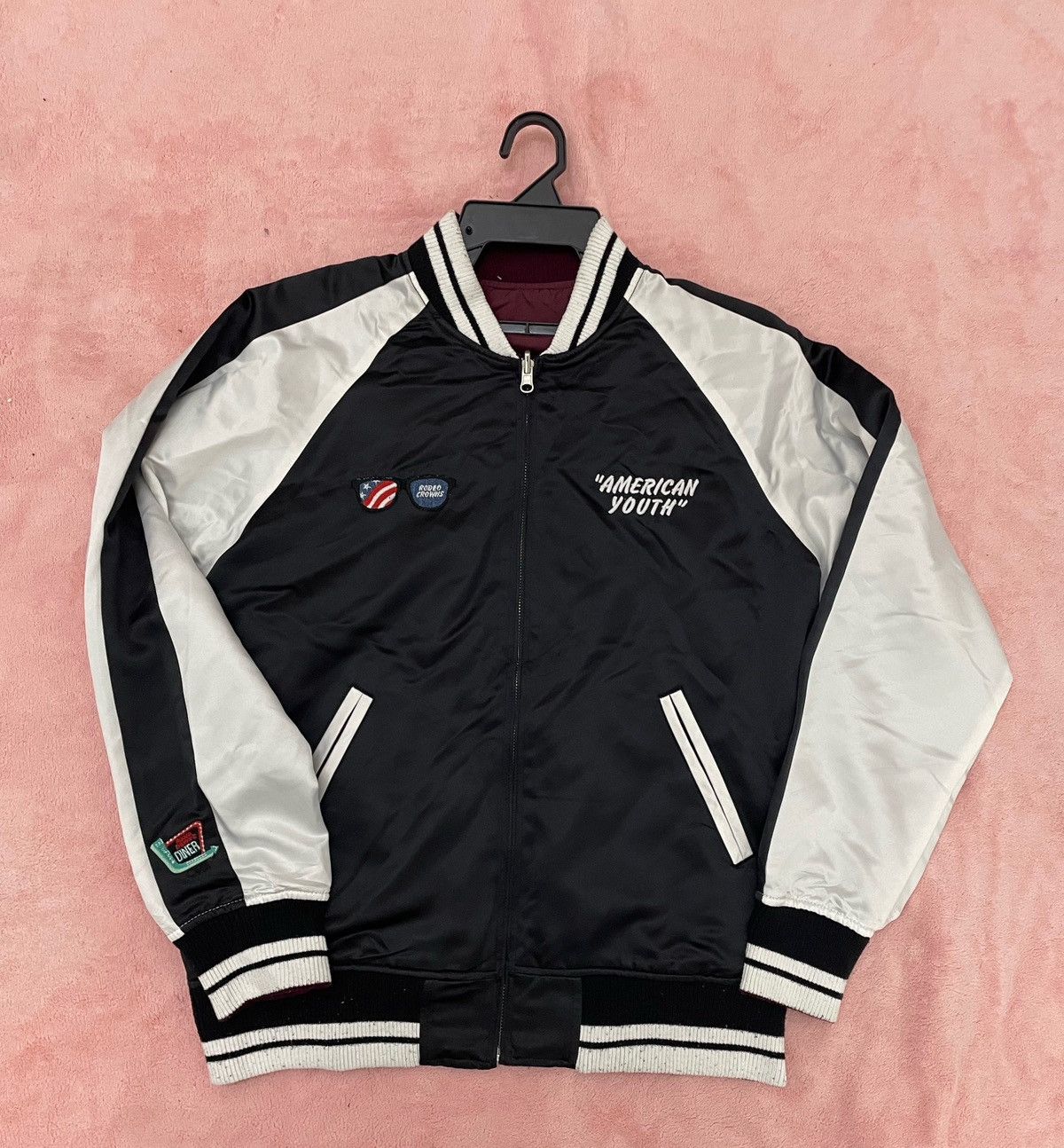 Japanese Brand RODEO CROWN VARSITY REVERSIBLE SUKAJAN JACKET Size US M / EU 48-50 / 2 - 1 Thumbnail