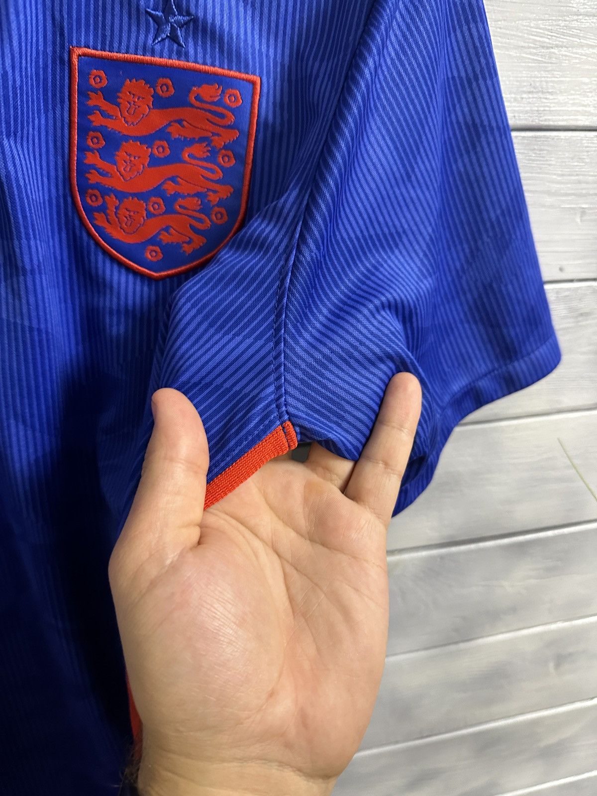 Nike Rare Soccer Jersey Nike England Fool Print Swoosh Size US M / EU 48-50 / 2 - 7 Thumbnail
