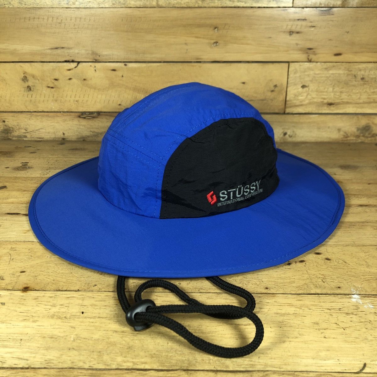 Stussy × Vintage Stussy Elm Water Sombrero Bucket Size ONE SIZE - 1 Thumbnail