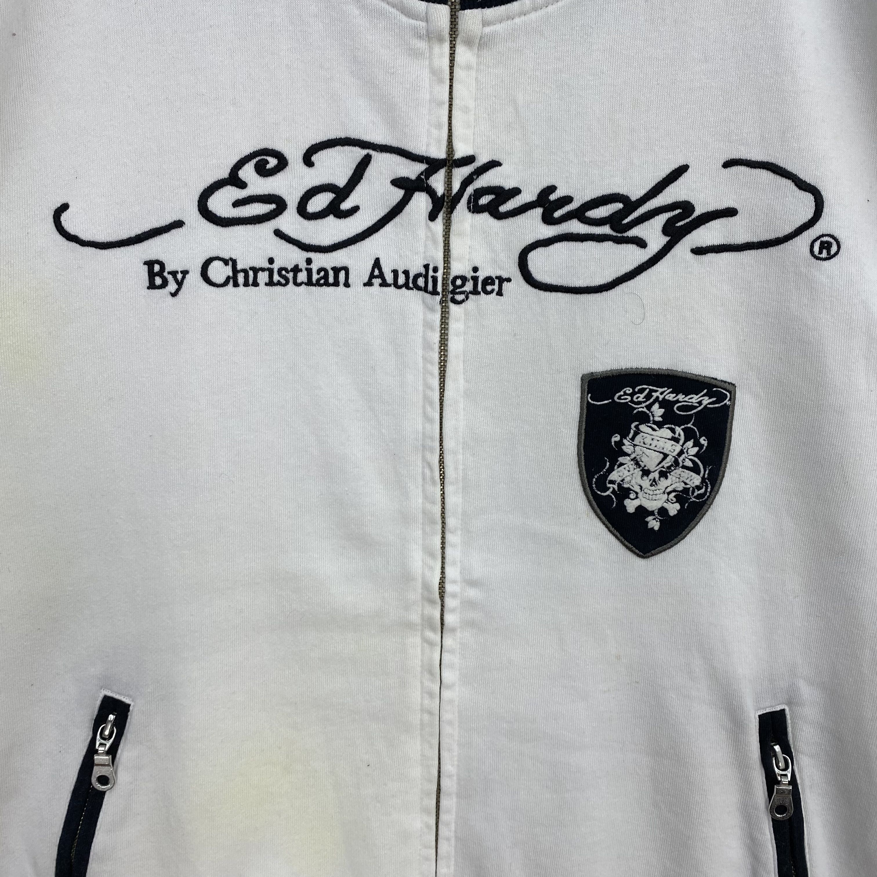 Ed Hardy Ed Hardy By Christian Audigier Track Jacket Koi Fish Tattoo Size US XXL / EU 58 / 5 - 4 Thumbnail