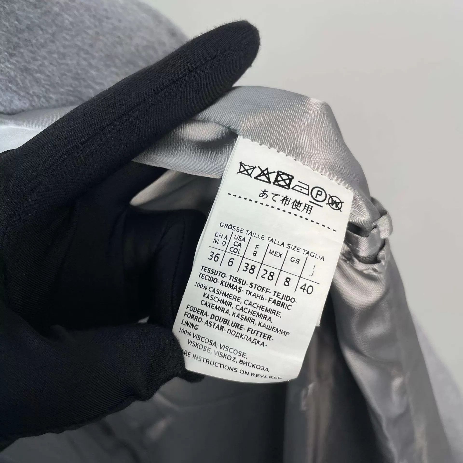 Max Mara MAXMara Gray Cashmere Coat Size 36 Size XS / US 0-2 / IT 36-38 - 4 Thumbnail