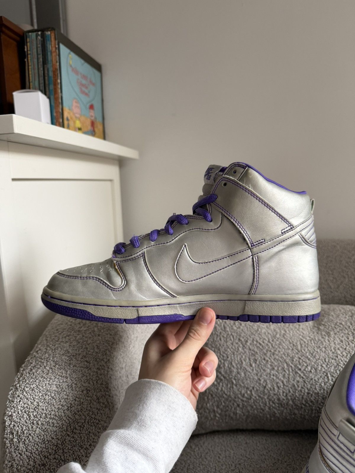 Nike SB Nike SB Dunk High “Dinosaur Jr” Size US 8.5 / EU 41-42 - 10 Thumbnail