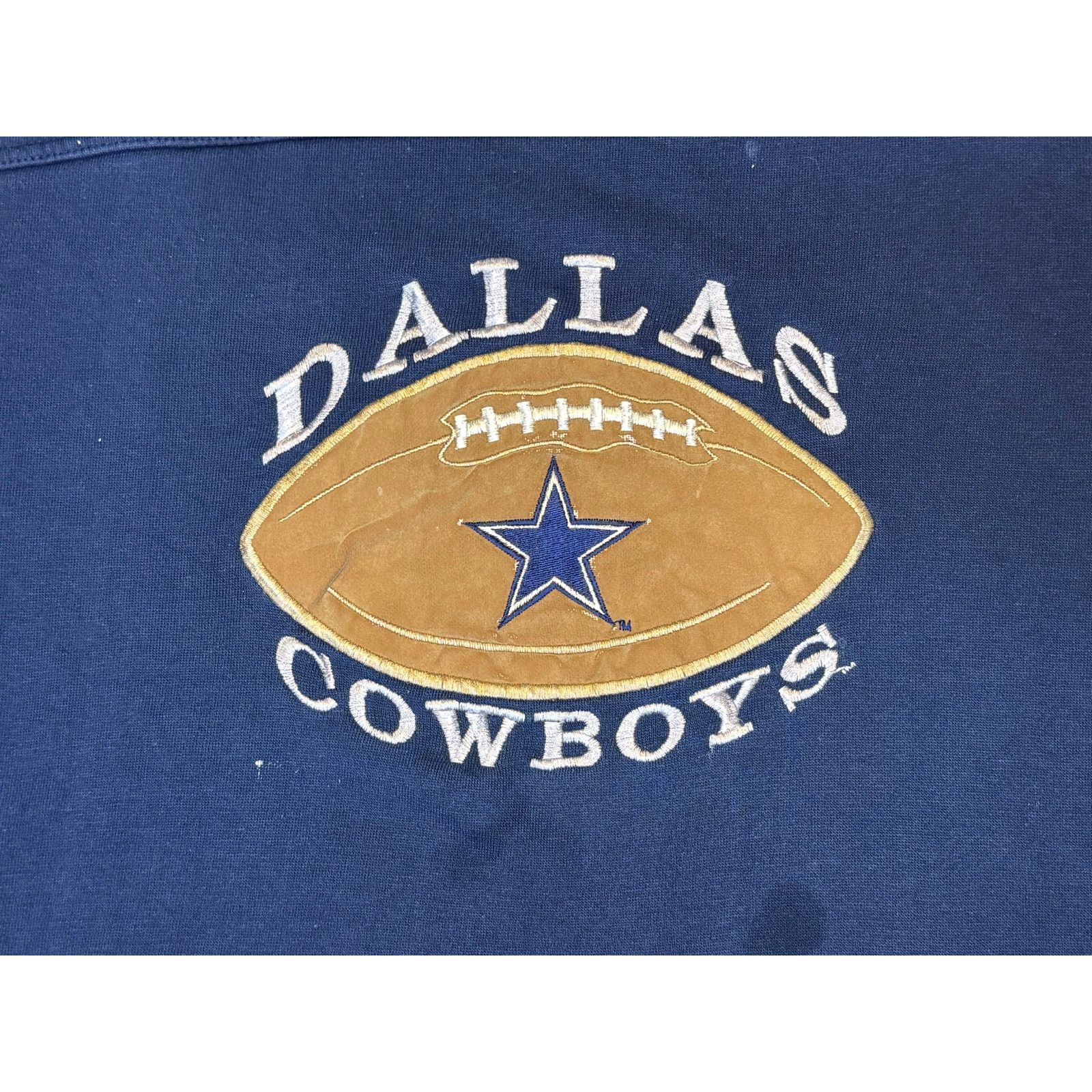 NFL × Vintage Vintage 90s Dallas Cowboys Football Crewneck Sweatshirt XL Size US XL / EU 56 / 4 - 4 Thumbnail