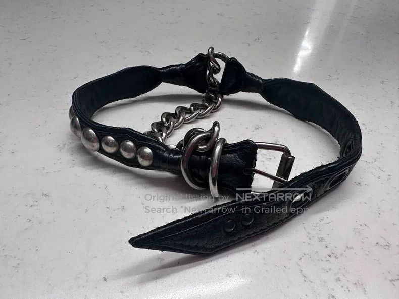 Acne Studio Leather Belt and Rings