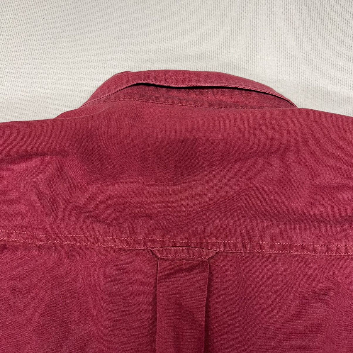 Cabelas Cabelas Button Up Shirt Red Long Sleeve Button Outdoor Gear Size US XXL / EU 58 / 5 - 15 Thumbnail