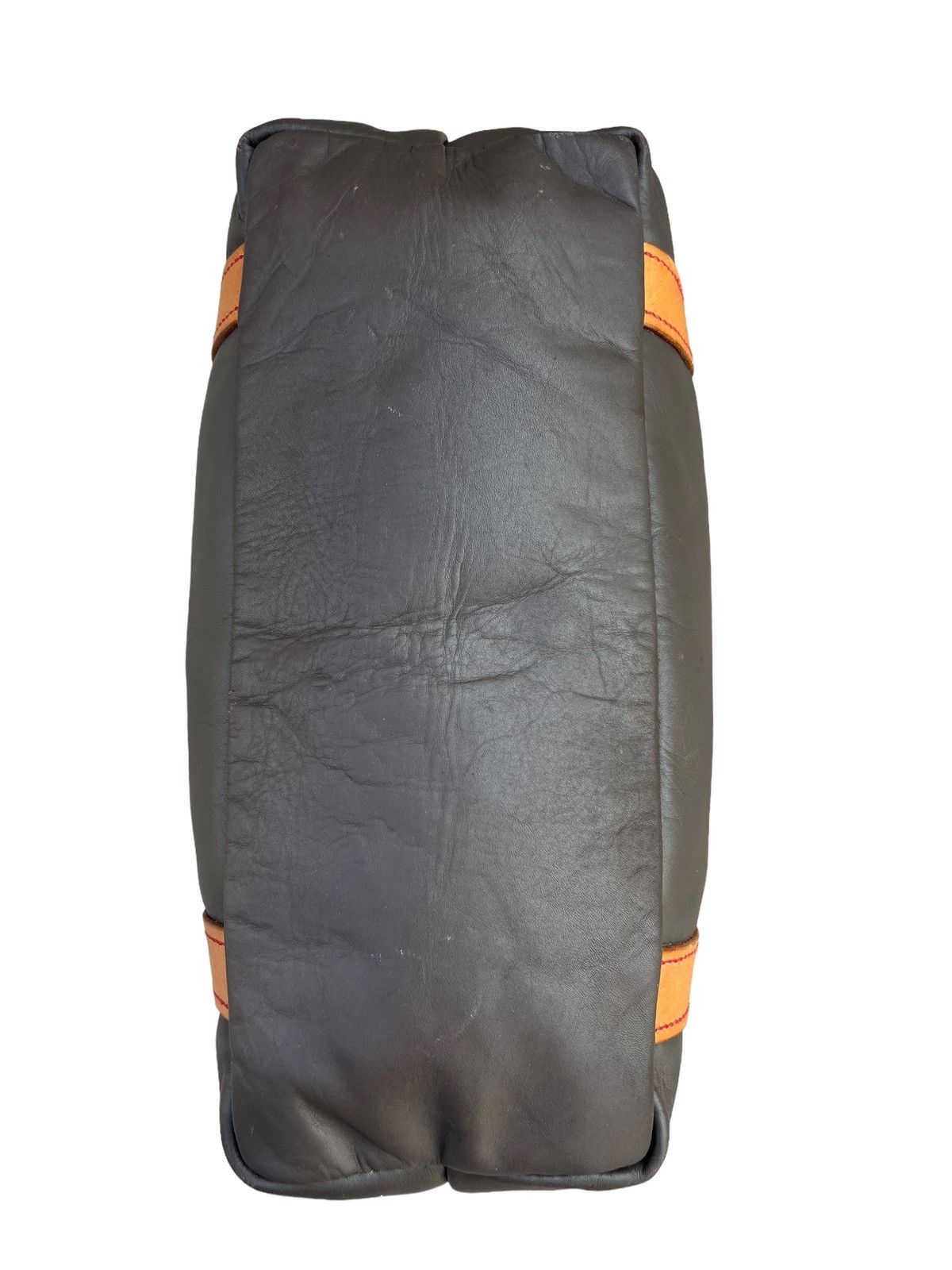 Leather Map Embossed Leather Tote Bag Unknown Japanese Brand Vintage Size ONE SIZE - 18 Thumbnail