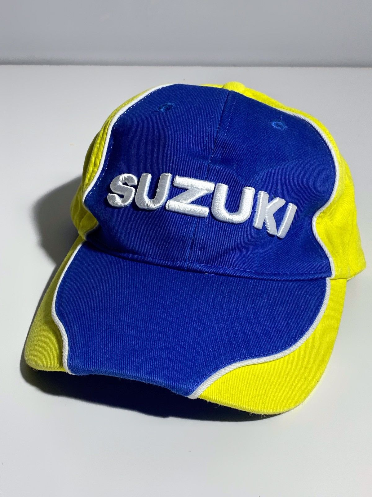 Japanese Brand Vintage 2000s Suzuki racing streetwear y2k moto cap hat Size ONE SIZE - 1 Thumbnail