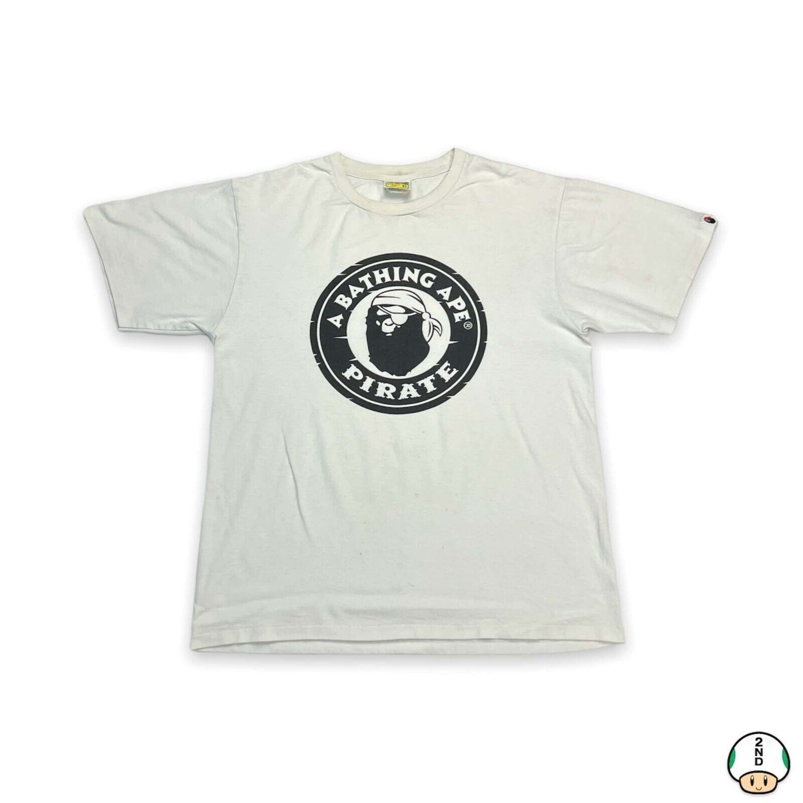 Bape BAPE A Bathing Ape T Shirt XL Pirate Ape Short Sleeve Tee Size US XL / EU 56 / 4 - 1 Thumbnail