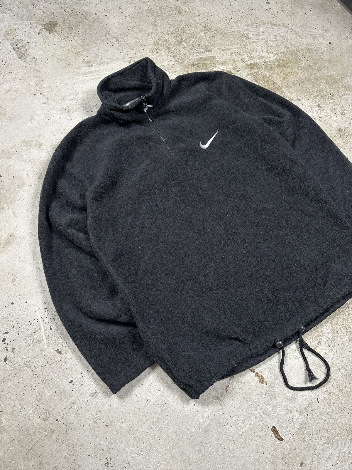 Nike ‼️ Vintage 90s Nike Fleece Big Swoosh 1/4 Zip Sweatshirt Boot Size US L / EU 52-54 / 3 - 5 Thumbnail