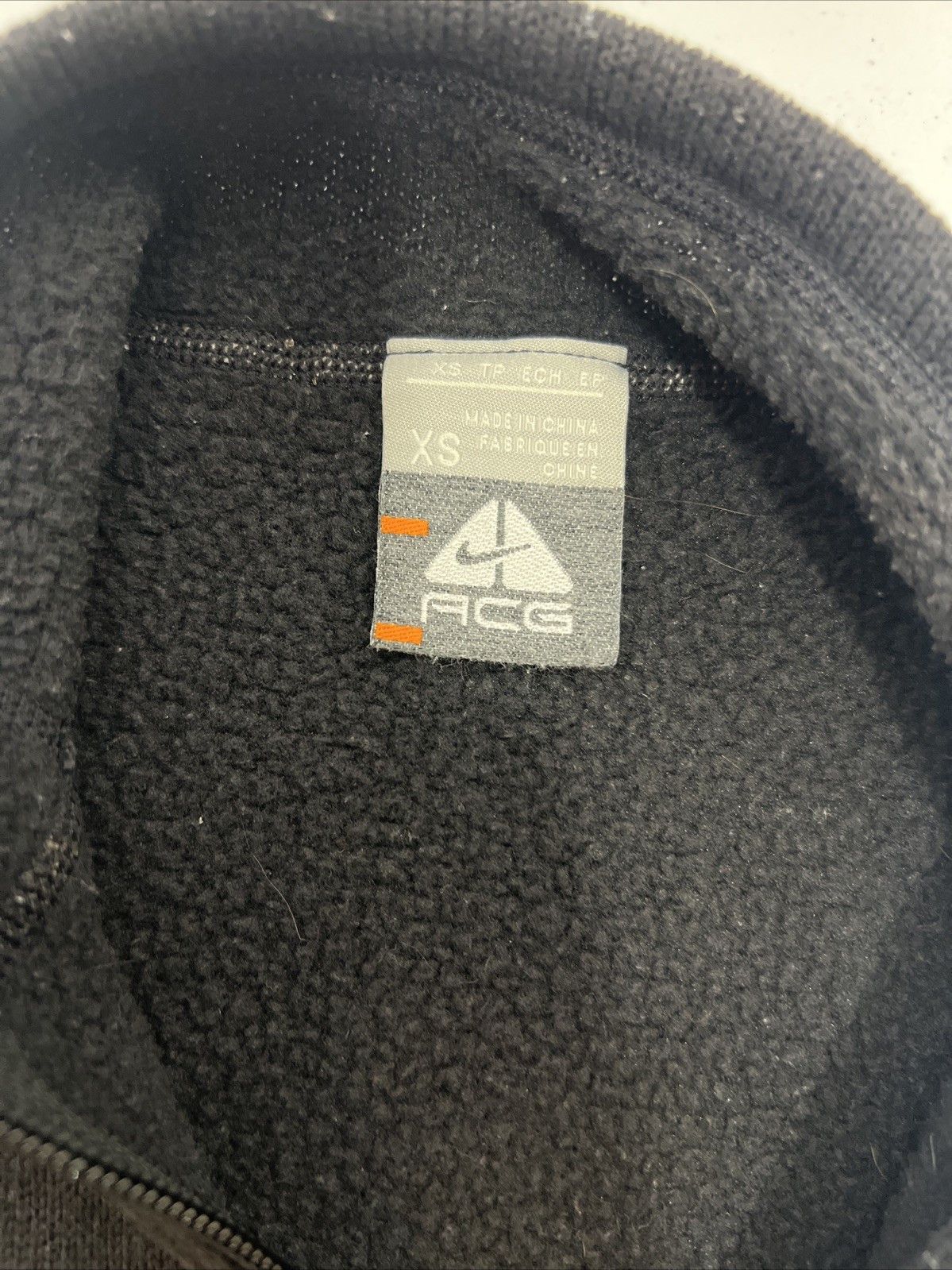Nike Vintage Nike ACG Black Fleece Full Zip Vest Men’s Large XS Size US XS / EU 42 / 0 - 4 Thumbnail