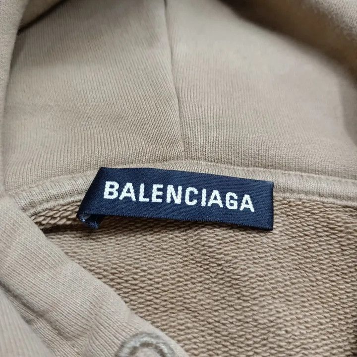 Balenciaga Balenciaga Balenciaga Letter Print Hooded Sweatshirt -2507 Size US XS / EU 42 / 0 - 3 Thumbnail