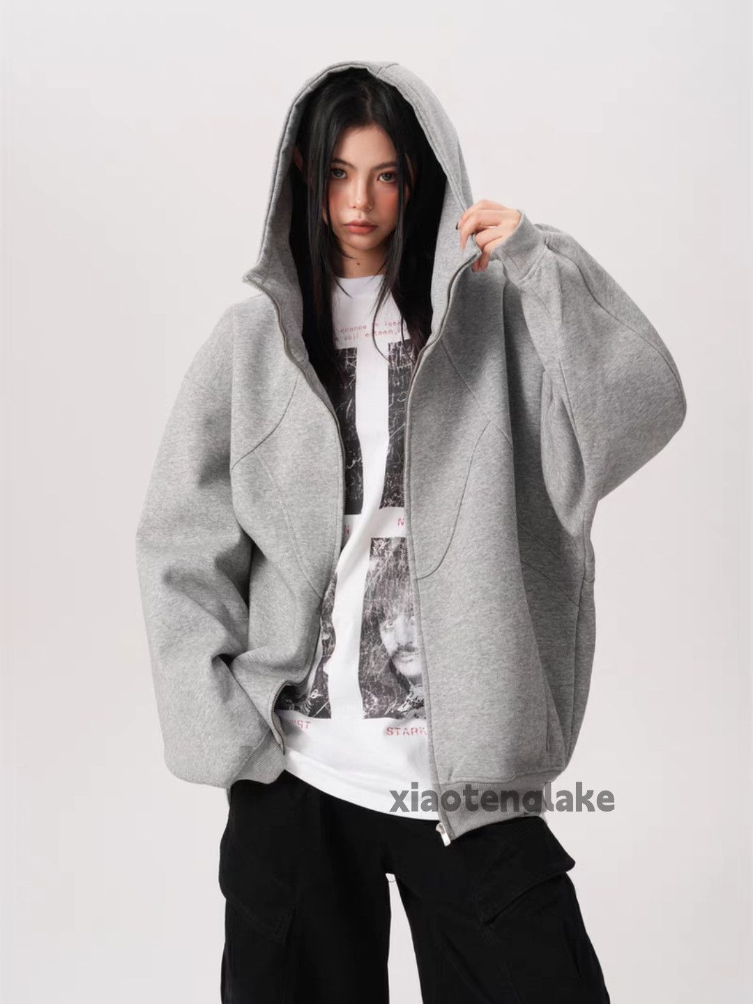 Vintage unisex outdoor utility patchwork sports loose hoodie Size US S / EU 44-46 / 1 - 3 Thumbnail