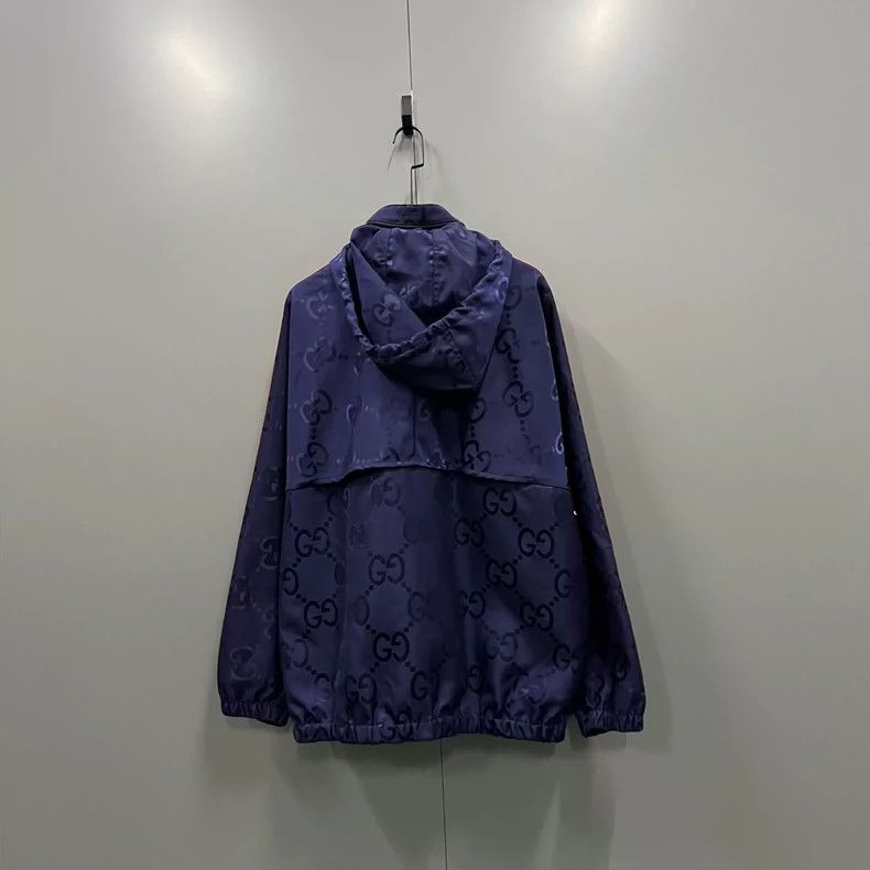 Gucci Gucci Color-blocked GG full-print half-zip jacket 2502-Next Size US M / EU 48-50 / 2 - 2 Thumbnail