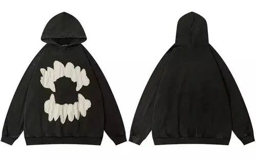 Japanese Brand Kurumi x Misac "Vampire" Black Hoodie Hooded Sweatshirt Size US L / EU 52-54 / 3 - 3 Thumbnail