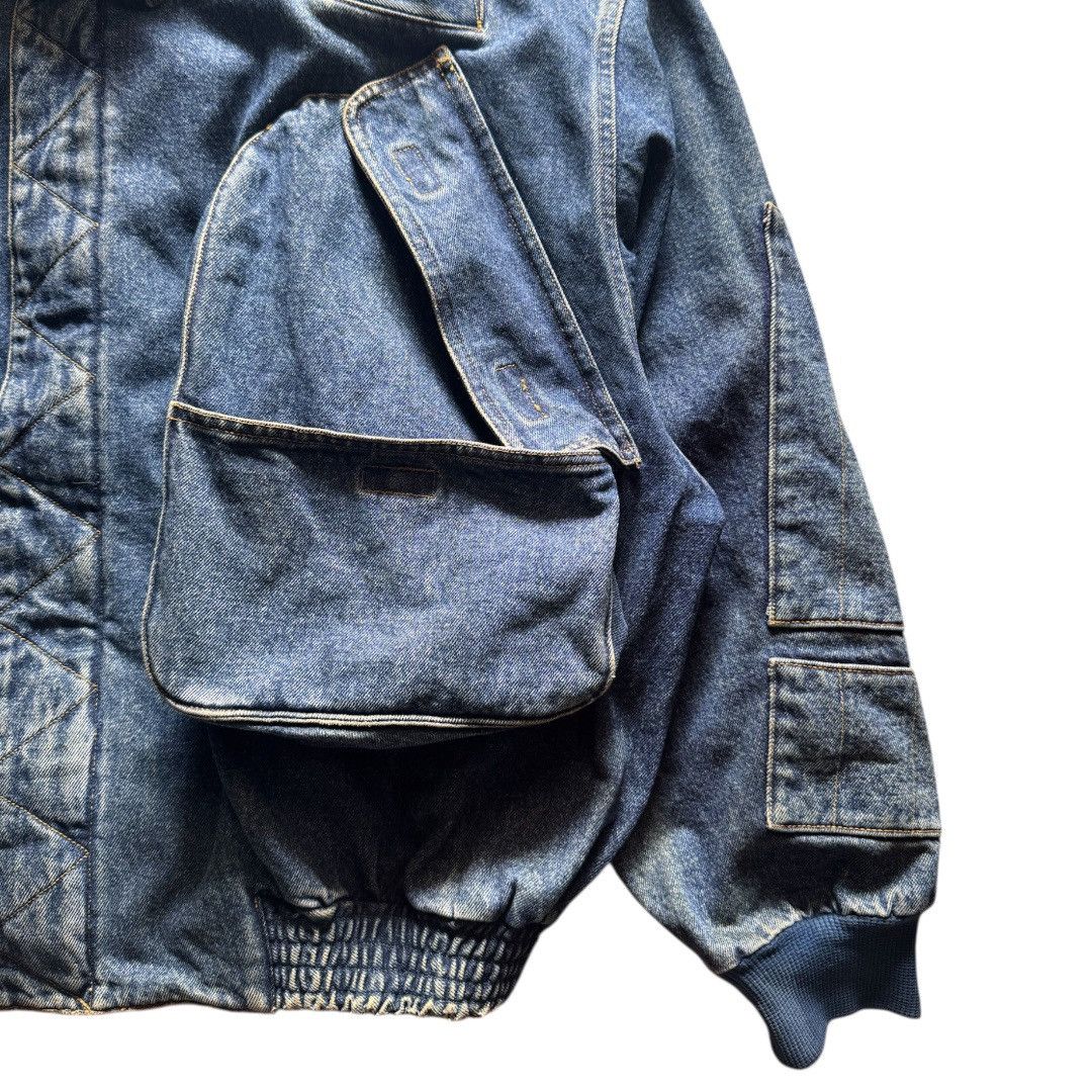 Katharine Hamnett London SOLD Katharine Hamnett Denim Cargo Bomber Jacket Size US L / EU 52-54 / 3 - 6 Thumbnail