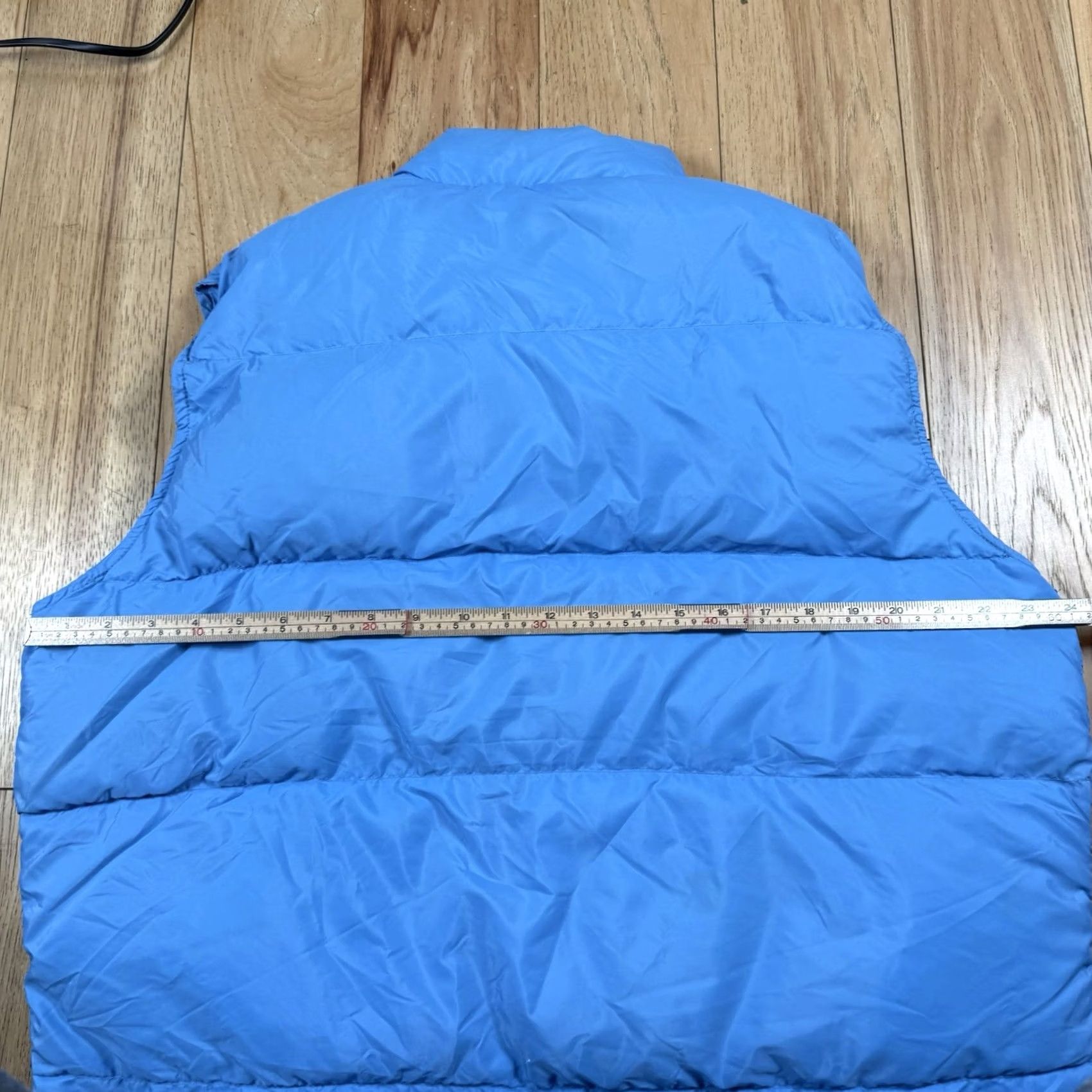 Vintage VINTAGE Woolrich Vest Puffer Full Zip Snaps Nylon Down Blue XL Mens"} Size US XL / EU 56 / 4 - 6 Thumbnail