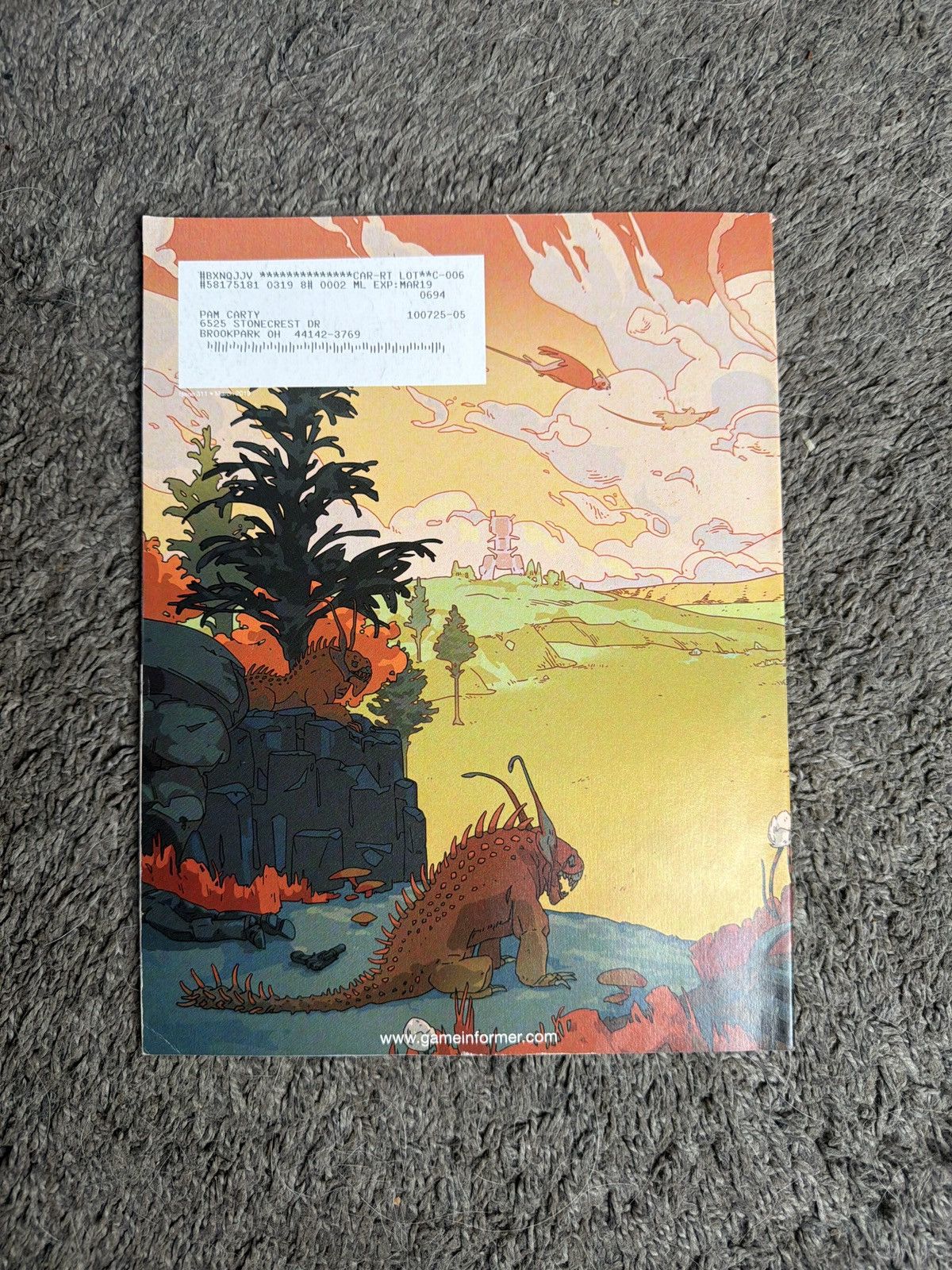 Hypebeast 2019 Game Informer Volume XXIX Number 3 Issue 311 Size ONE SIZE - 2 Thumbnail