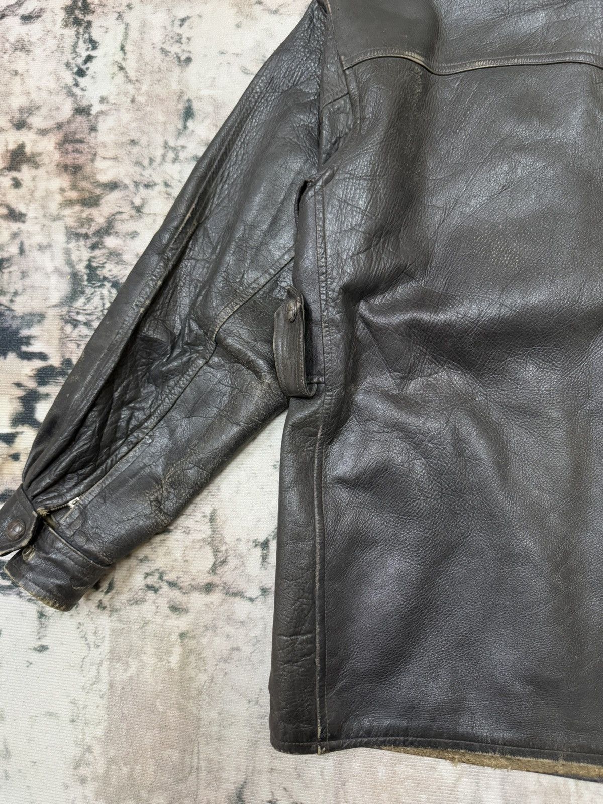 Genuine Leather Vintage Nour Style High Classes Fur Leather Jacket Size US M / EU 48-50 / 2 - 16 Thumbnail
