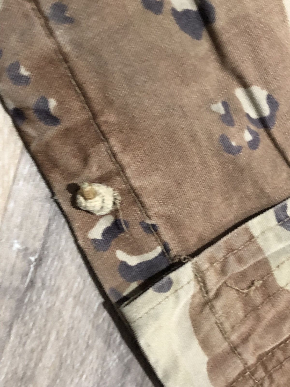 Vintage Y2K Desert Chocolate Chip Camo Chemical Protective Jacket Size US S / EU 44-46 / 1 - 4 Thumbnail