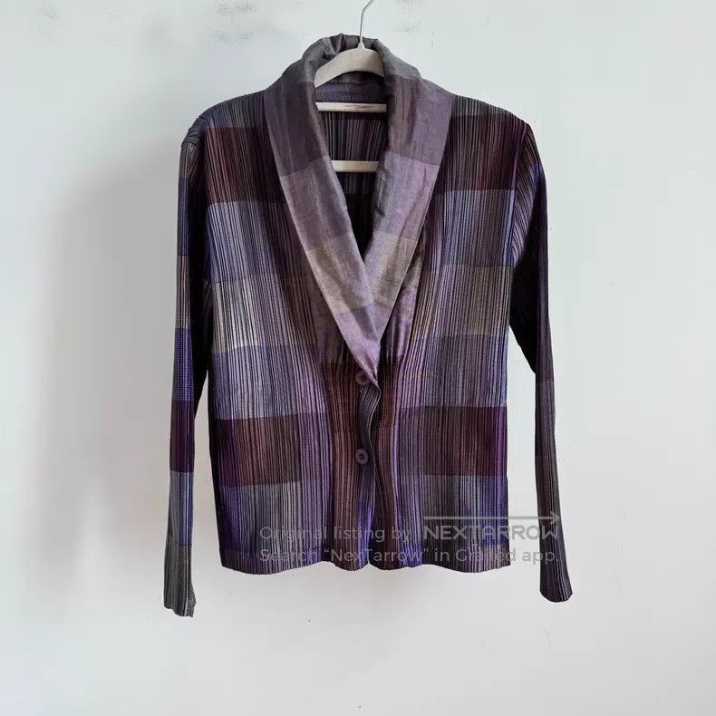 Issey Miyake Issey Miyake Purple Jacket Size M / US 6-8 / IT 42-44 - 1 Thumbnail