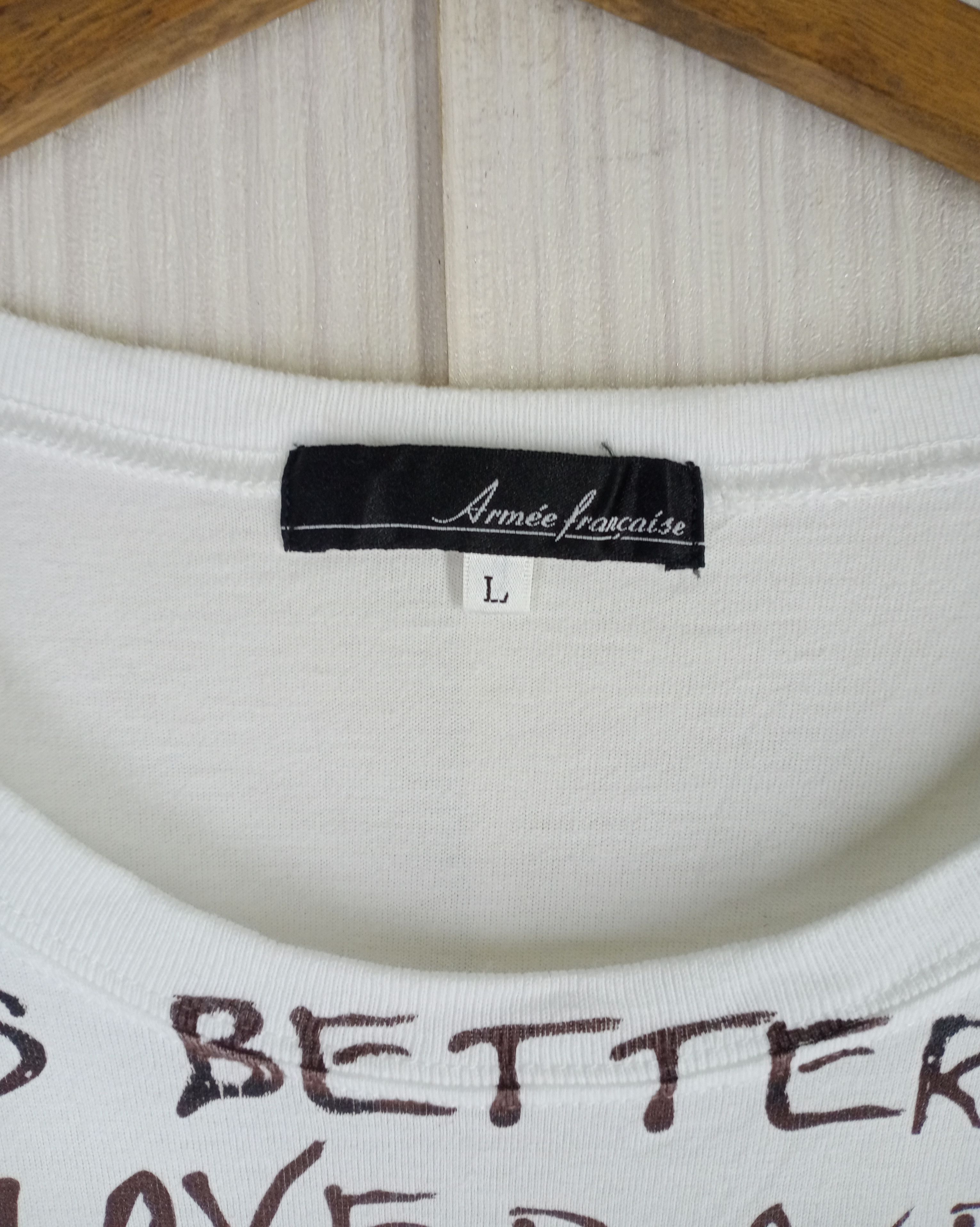 Anime Vintage Armee Francaise Japanese Anime Long Sleeve Tshirt Size US M / EU 48-50 / 2 - 5 Thumbnail
