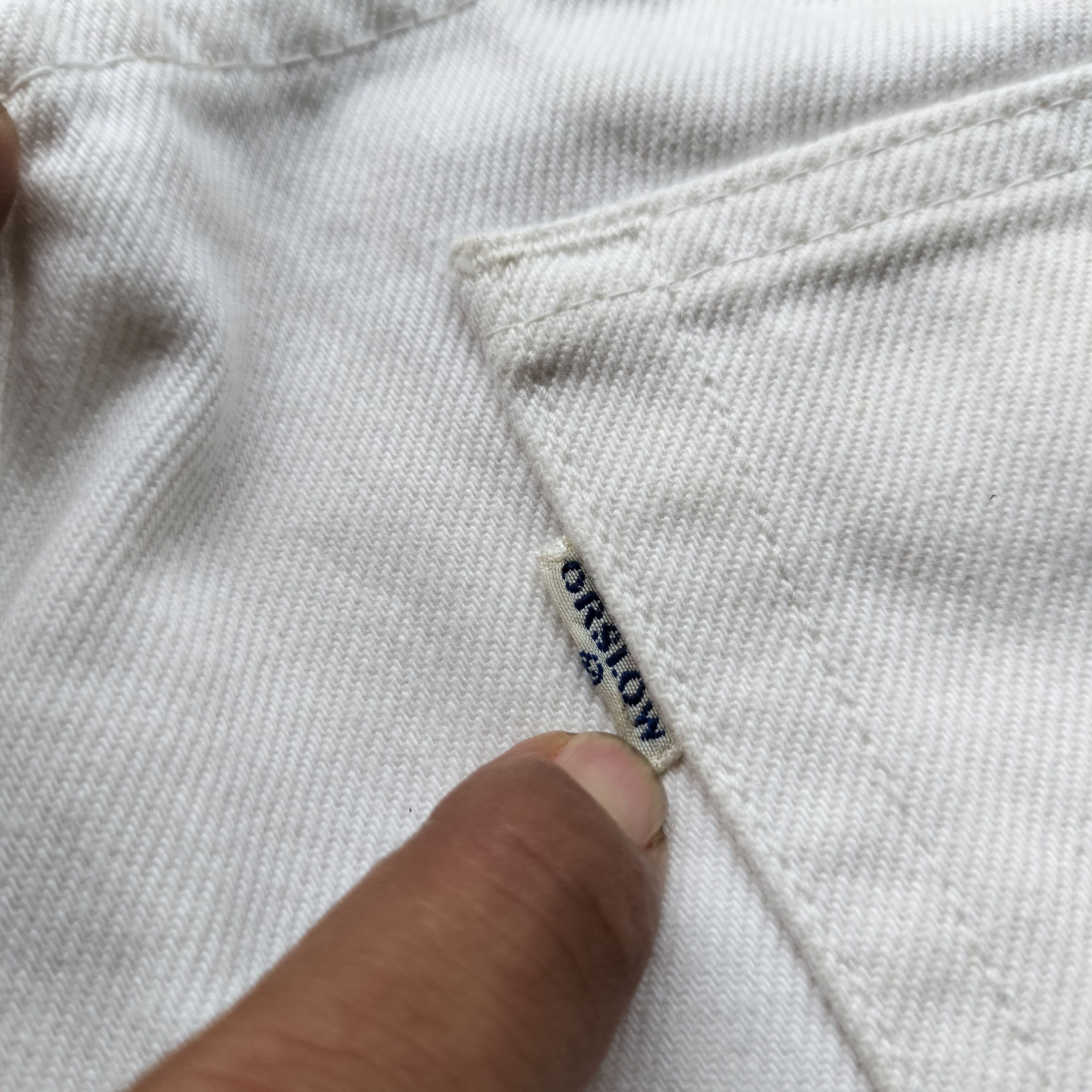 Orslow Orslow 107 white slim fit jeans Size US 29 - 9 Thumbnail