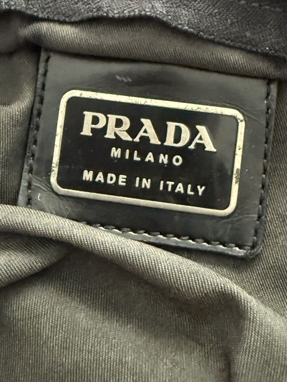 Prada PRADA black nylon tote bag saiz 16x16 inches made in ITALY Size ONE SIZE - 10 Thumbnail