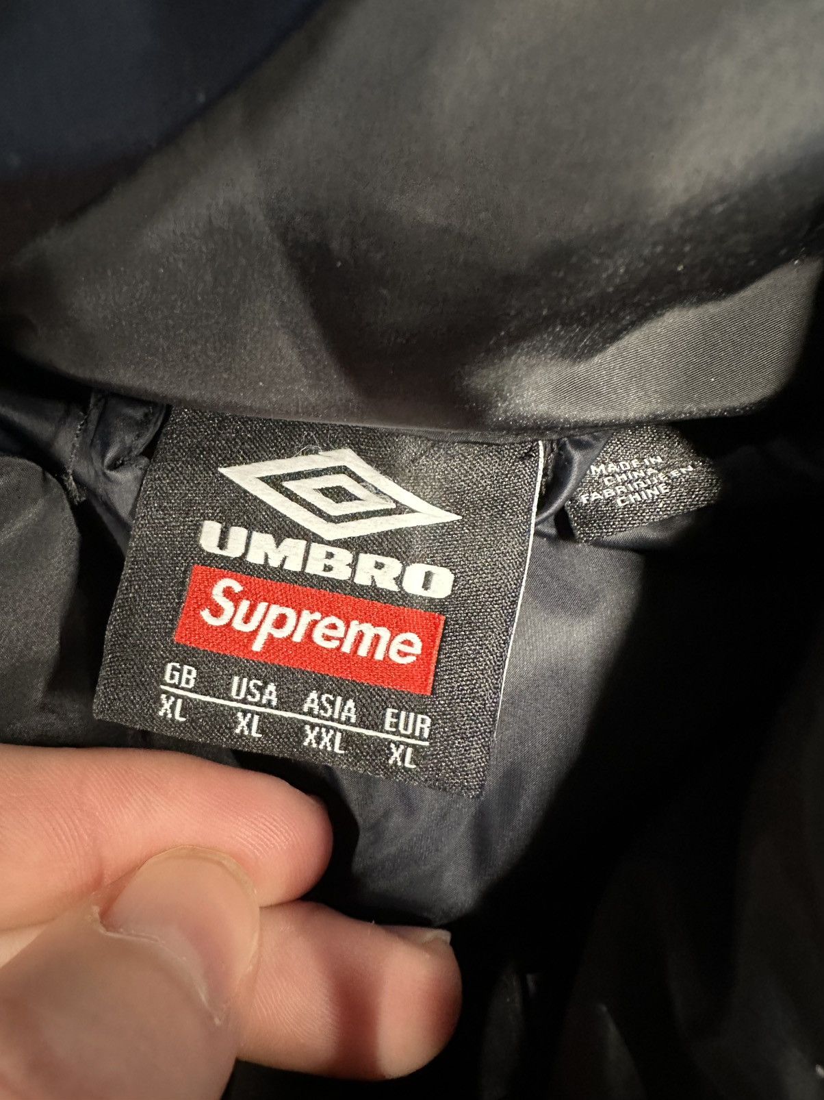 Supreme Supreme Umbro Down Puffer Black Size US XL / EU 56 / 4 - 3 Thumbnail