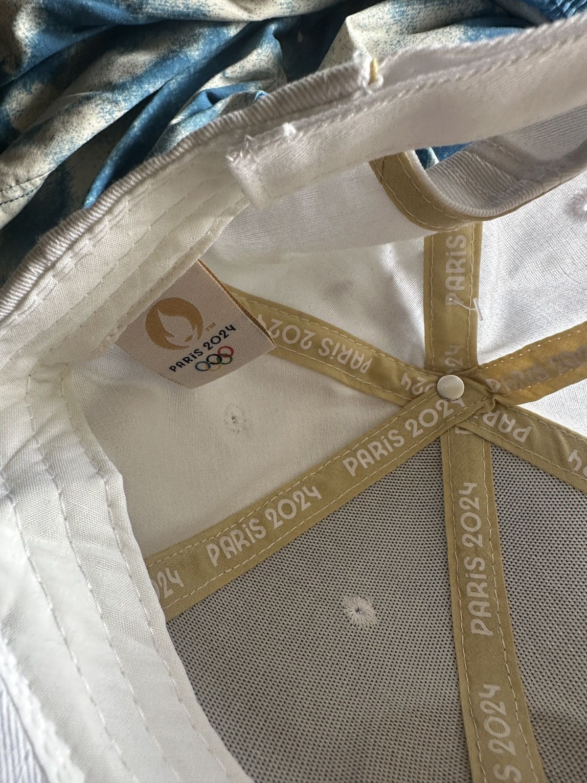 Eleven Paris Paris 2024 Olympics Hat Cap Strapback Gold Flame Logo New Size ONE SIZE - 4 Thumbnail