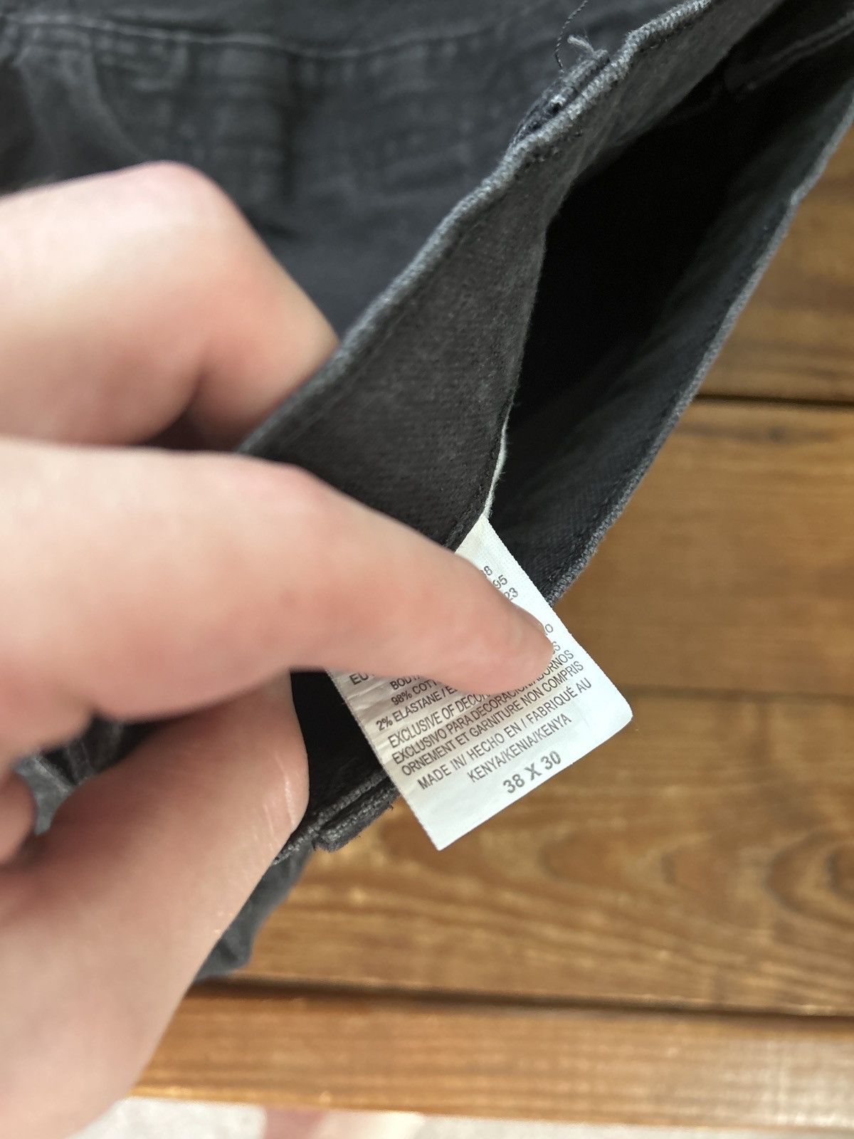 Dickies × Vintage Vintage Dickies Black Canvas Carpenter Pants Size US 38 / EU 54 - 3 Thumbnail