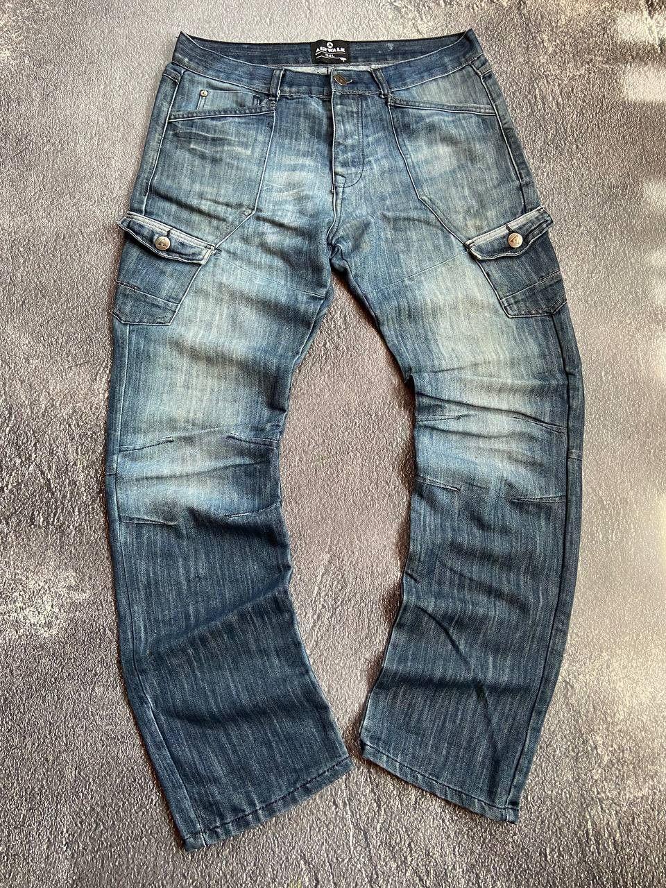 Other Vintage Y2K distressed fire faded cargo pants Size US 34 / EU 50 - 1 Thumbnail