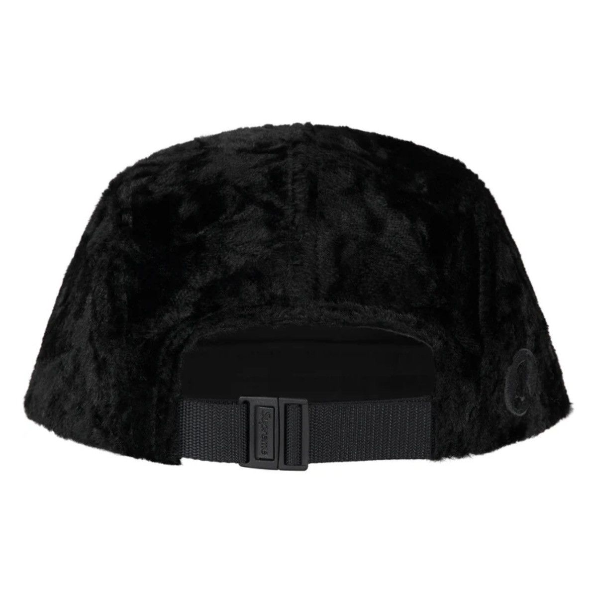 GOODENOUGH × Supreme 2025 S/S CRUSHED RAYON PILE CAMP CAP (BLACK) Size ONE SIZE - 3 Thumbnail